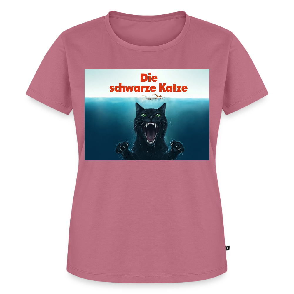 Die schwarze Katze – Krümel taucht auf | Frauen Premium T-Shirt - Mauve