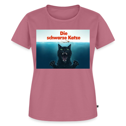 Die schwarze Katze – Krümel taucht auf | Frauen Premium T-Shirt - Mauve