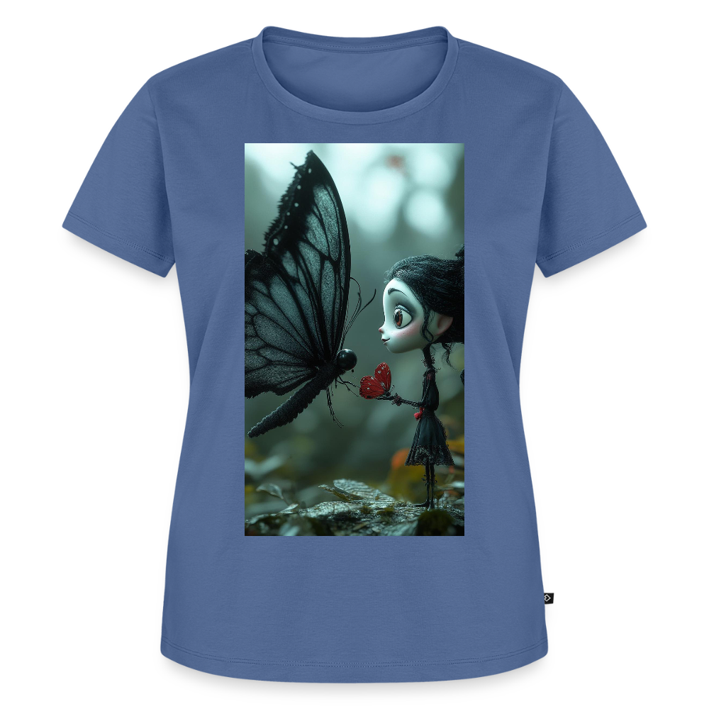 Mut für einen Moment | Frauen Premium T-Shirt - Taubenblau