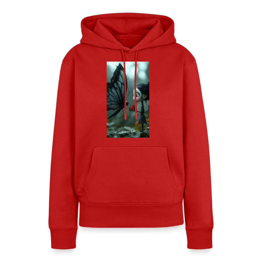 Mut für einen Moment | Frauen Premium Hoodie - Rot