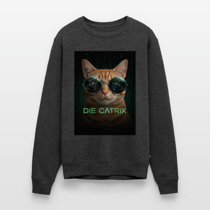 Die Catrix – Krümel erwacht |  Männer Premium Pullover - Anthrazit meliert