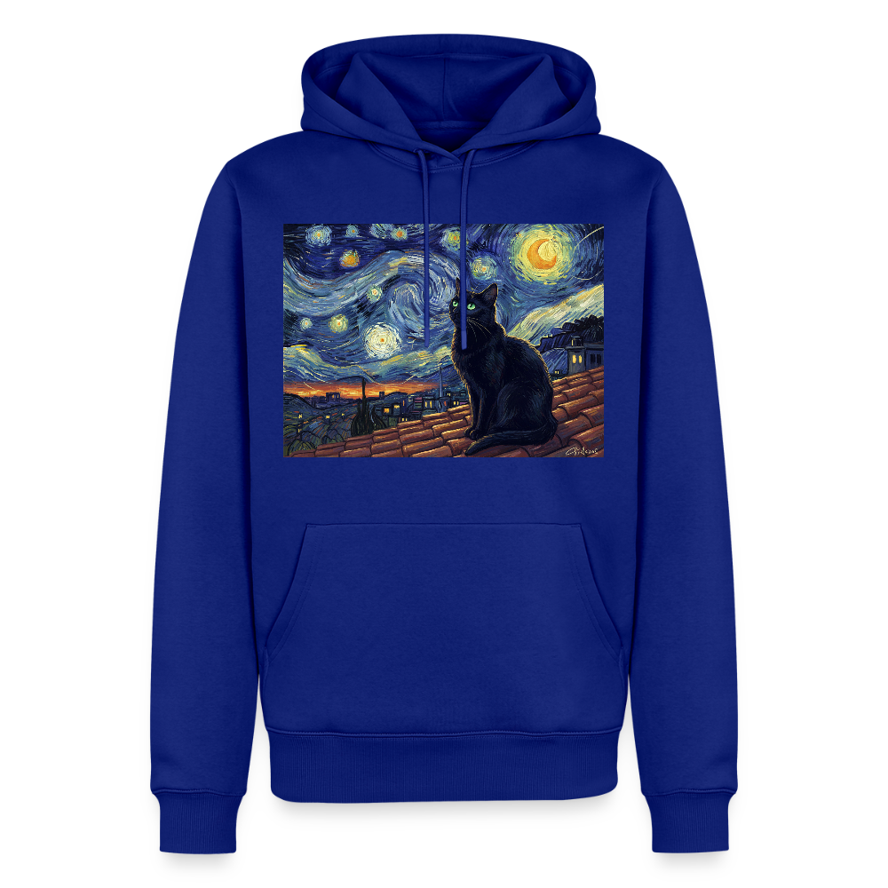 Sternennacht… aber die Katze denkt nach | Männer Premium Hoodie - Royalblau