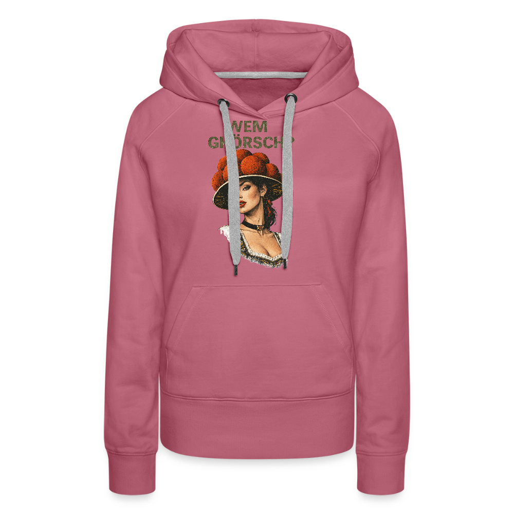 Wem ghörsch? – Schwarzwald Edition | Frauen Premium Hoodie - Malve