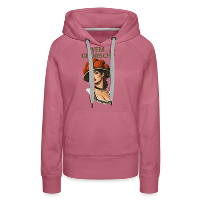 Wem ghörsch? – Schwarzwald Edition | Frauen Premium Hoodie - Malve