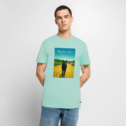 Wizard of Cats – Der gelbe Weg gehört Krümel | Männer Premium T-Shirt - Mint 