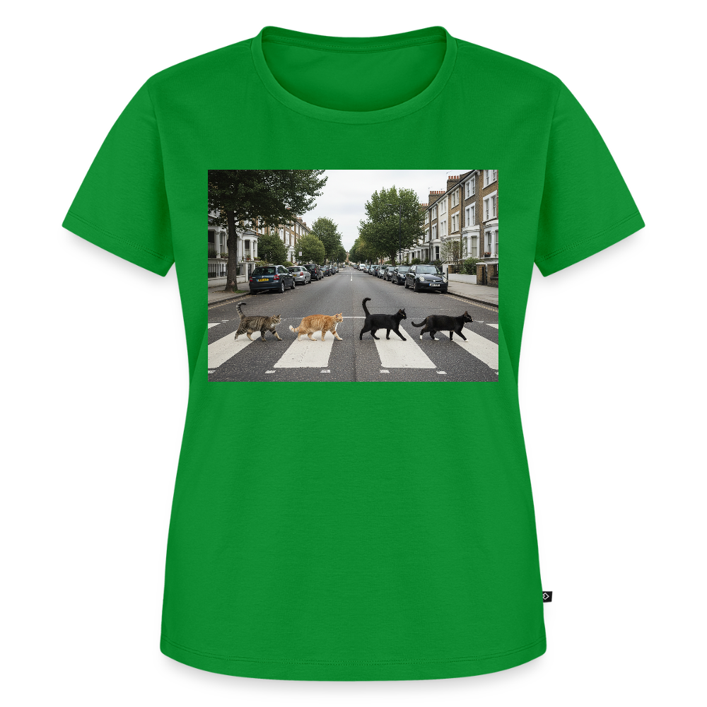 The Purrfect Crossing – Wir waren vor der Band da | Frauen Premium T-Shirt - Grün