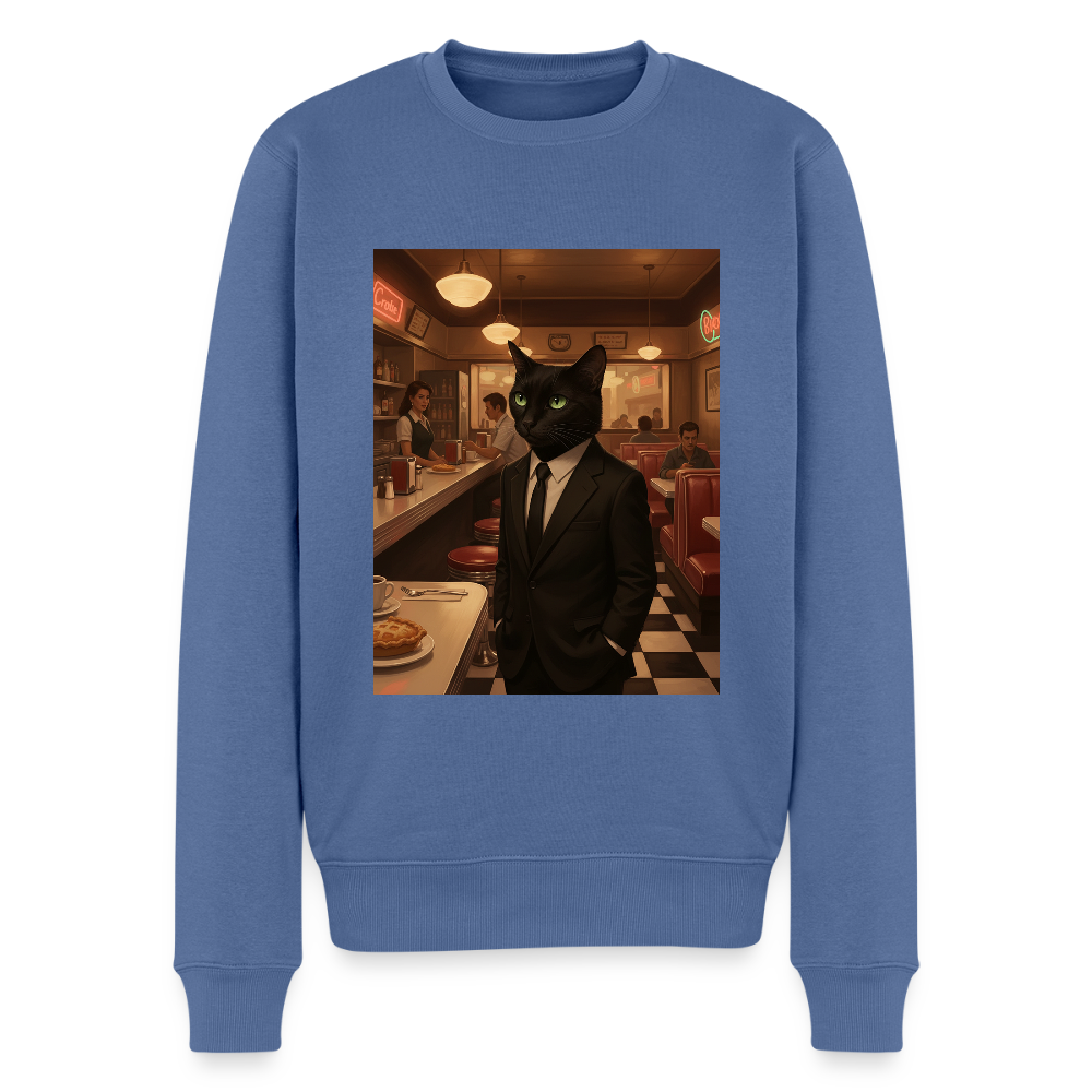 Krümel – Royale mit Pfote |  Männer Premium Pullover - Taubenblau