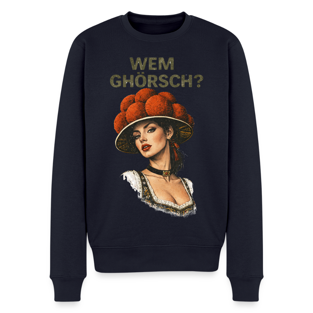 Wem ghörsch? – Schwarzwald Edition |  Männer Premium Pullover - Navy