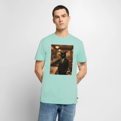 Krümel – Royale mit Pfote | Männer Premium T-Shirt - Mint 