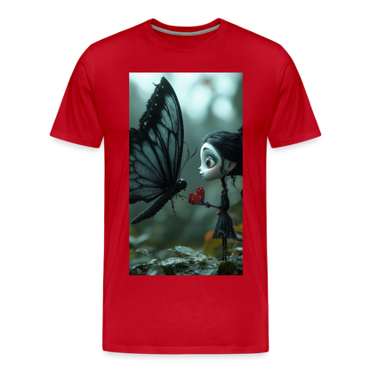 Mut für einen Moment | Männer Premium T-Shirt - Rot