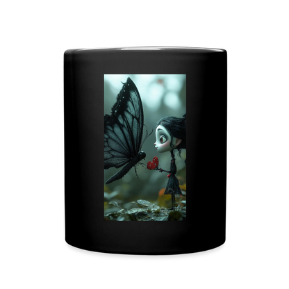 Mut für einen Moment | Tasse einfarbig - Schwarz