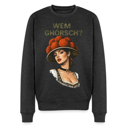 Wem ghörsch? – Schwarzwald Edition |  Männer Premium Pullover - Anthrazit meliert