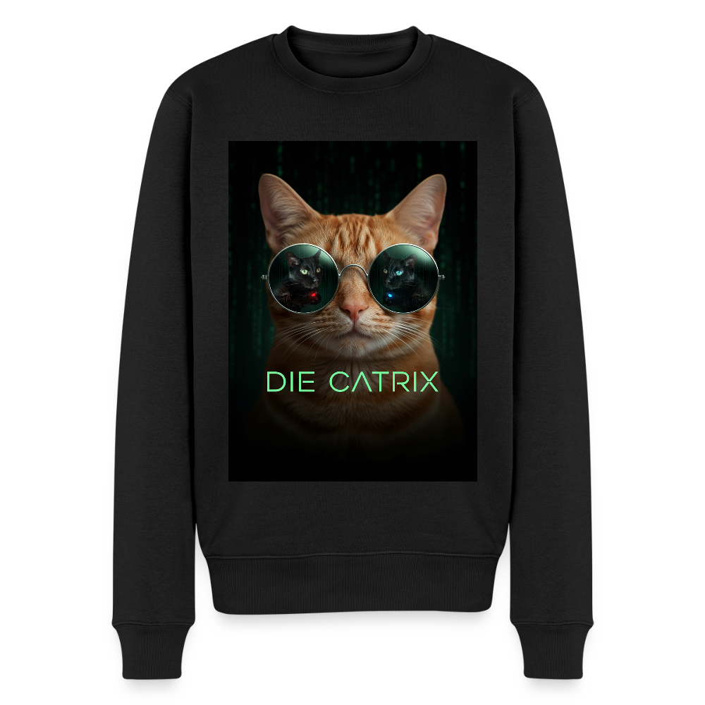 Die Catrix – Krümel erwacht |  Männer Premium Pullover - Schwarz