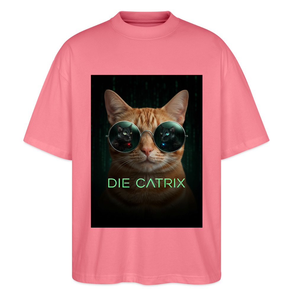 Die Catrix – Krümel erwacht | Stanley/Stella Oversized Unisex Bio T-Shirt Blaster - Pink 