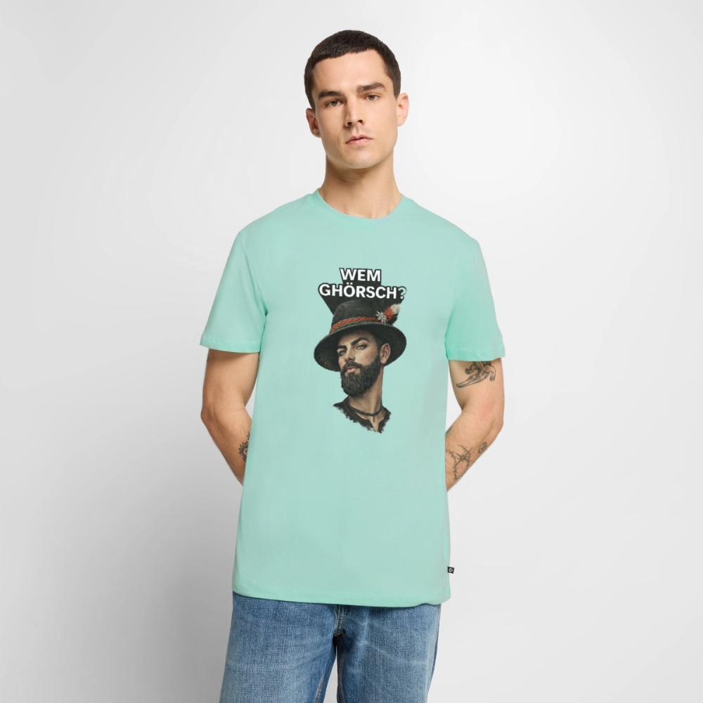 Wem ghörsch? – Alemannische Klärung | Männer Premium T-Shirt - Mint 