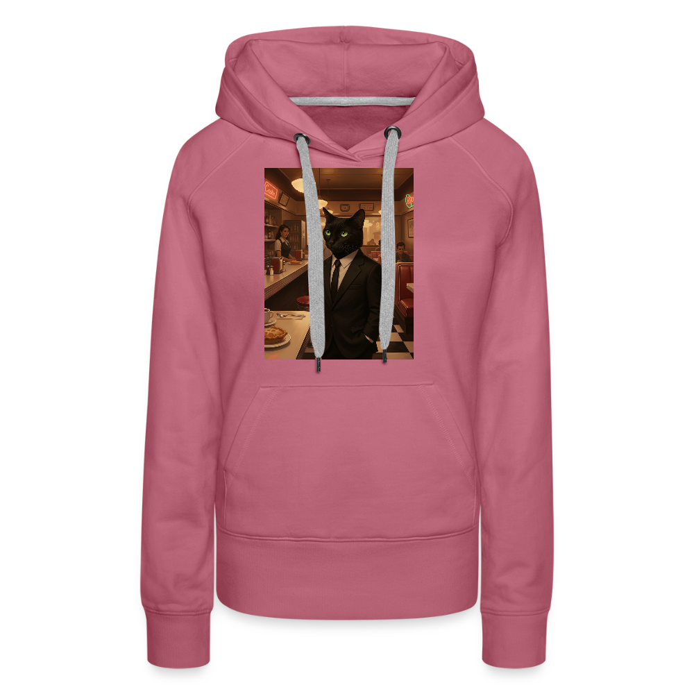 Krümel – Royale mit Pfote | Frauen Premium Hoodie - Malve