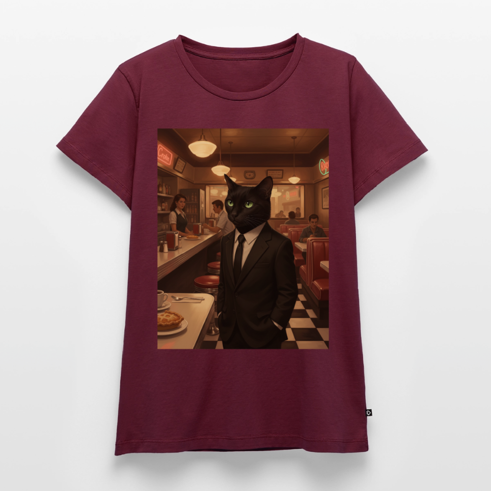 Krümel – Royale mit Pfote | Frauen Premium T-Shirt - Burgunderrot