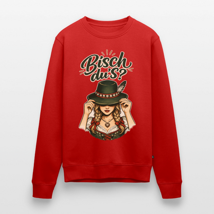 Bisch du’s? – Der Blick sagt alles |  Männer Premium Pullover - Rot