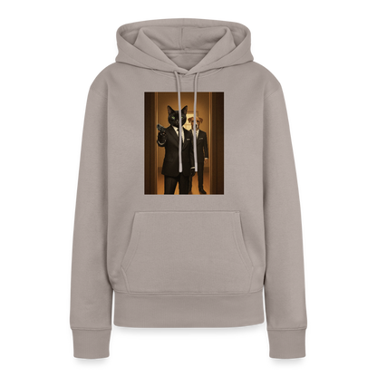 Krümel – Say Meow Again | Frauen Premium Hoodie - Taupe