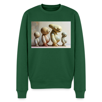 So wachsen wir also |  Männer Premium Pullover - Flaschengrün