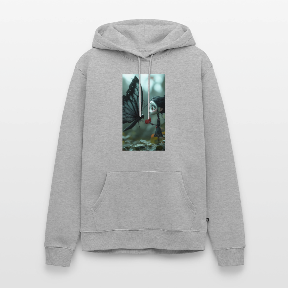 Mut für einen Moment | Männer Premium Hoodie - Grau meliert