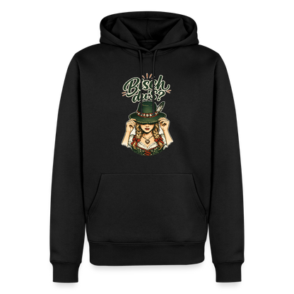 Bisch du’s? – Der Blick sagt alles | Männer Premium Hoodie - Schwarz