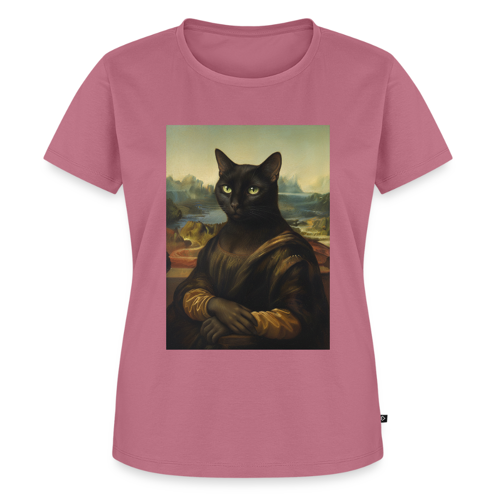 Mona Lisa… aber es ist eine Katze | Frauen Premium T-Shirt - Mauve