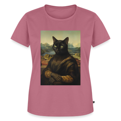 Mona Lisa… aber es ist eine Katze | Frauen Premium T-Shirt - Mauve