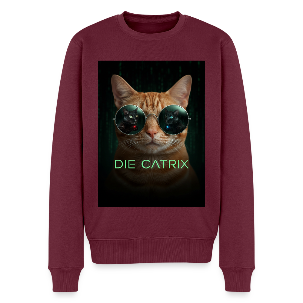 Die Catrix – Krümel erwacht |  Männer Premium Pullover - Burgunderrot