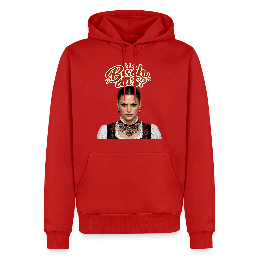 Schwarzwaldstolz – Sie weiß, wer sie isch | Männer Premium Hoodie - Rot