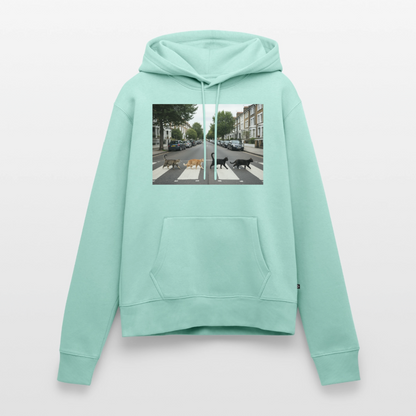 The Purrfect Crossing – Wir waren vor der Band da | Frauen Premium Hoodie - Mint 