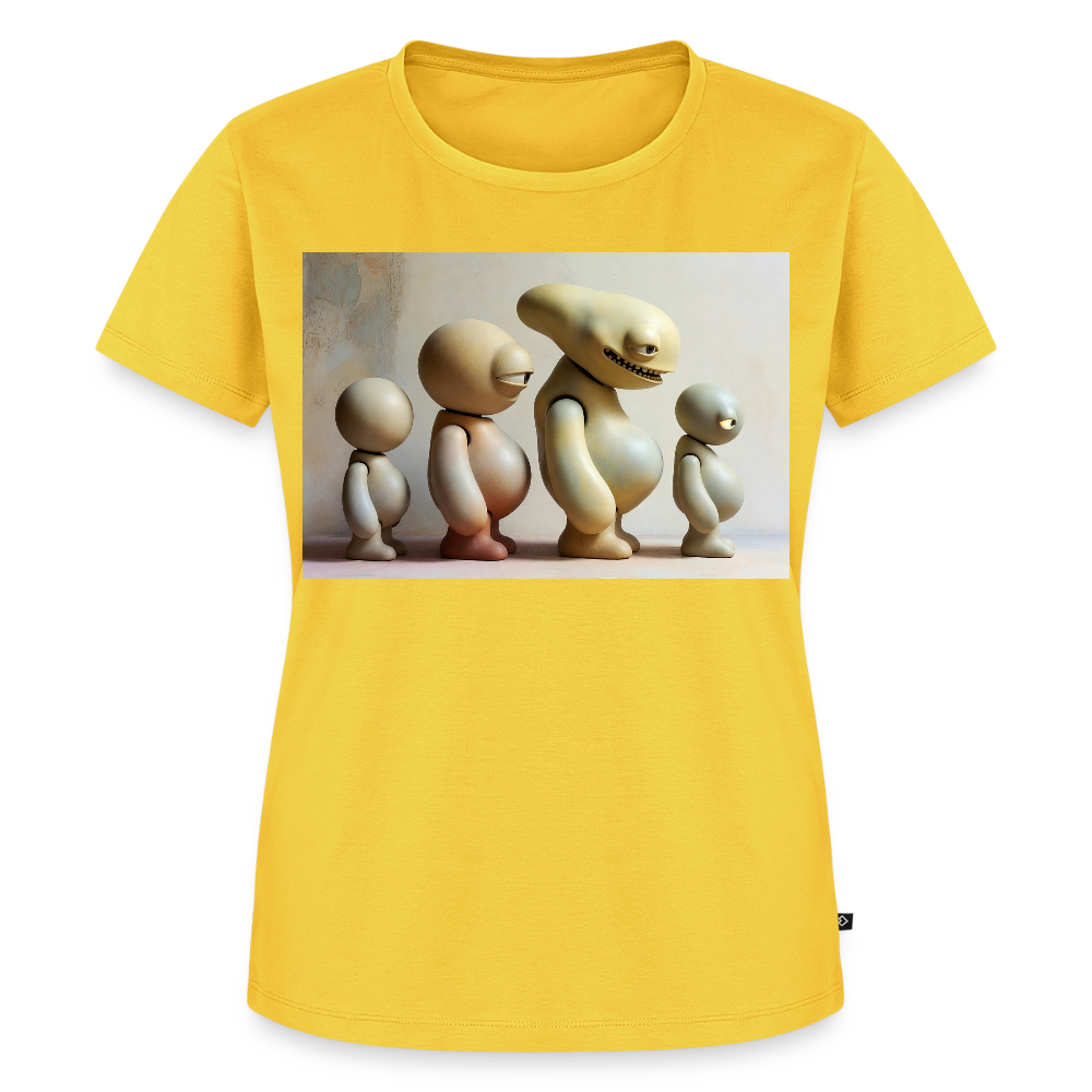 So wachsen wir also | Frauen Premium T-Shirt - Gelb