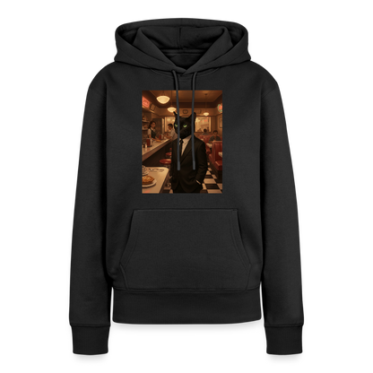 Krümel – Royale mit Pfote | Frauen Premium Hoodie - Schwarz