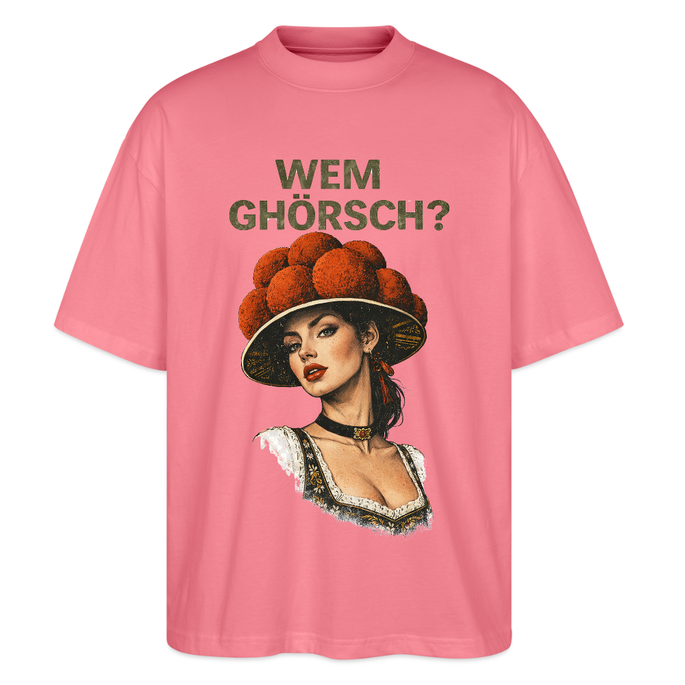 Wem ghörsch? – Schwarzwald Edition | Stanley/Stella Oversized Unisex Bio T-Shirt Blaster - Pink 