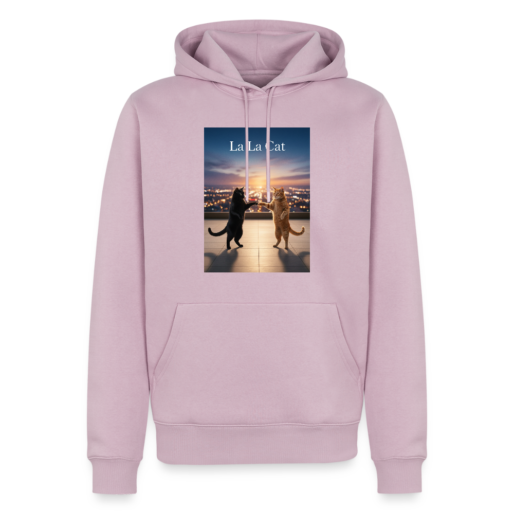 La La Cat – Tanz über den Dächern | Männer Premium Hoodie - Altrosa