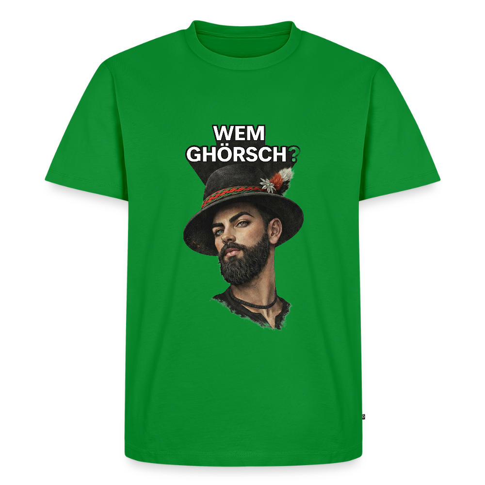 Wem ghörsch? – Alemannische Klärung | Männer Premium T-Shirt - Grün