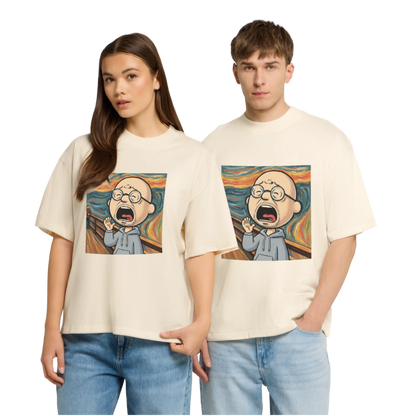 Der Schrei… aber heute bin ich dran | Stanley/Stella Oversized Unisex Bio T-Shirt Blaster - Natur