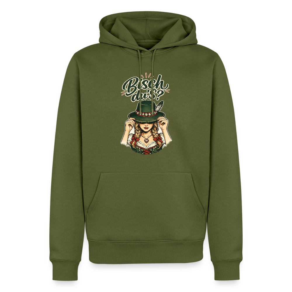 Bisch du’s? – Der Blick sagt alles | Männer Premium Hoodie - Khaki