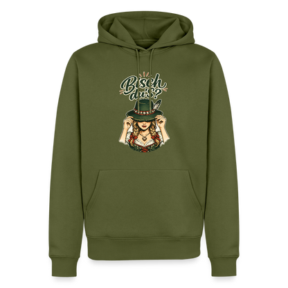 Bisch du’s? – Der Blick sagt alles | Männer Premium Hoodie - Khaki