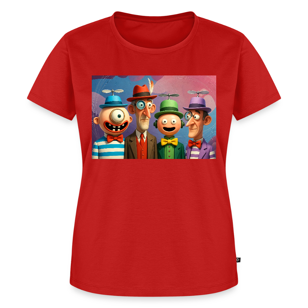 Gedankenkreise auf Hochtouren | Frauen Premium T-Shirt - Rot