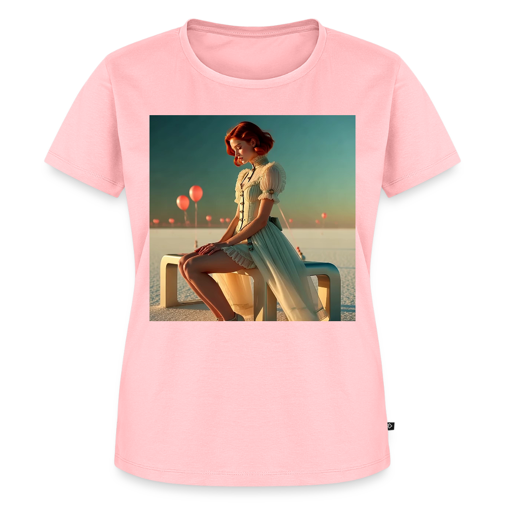 Leise Gedanken bei lauter Farben | Frauen Premium T-Shirt - Rosa