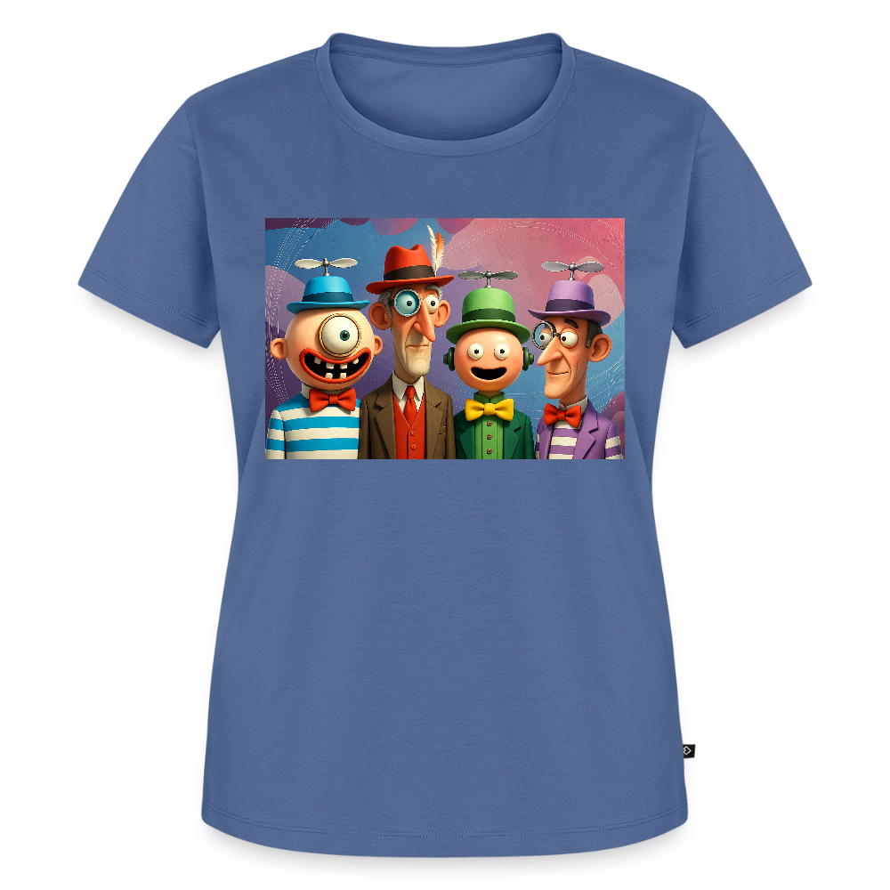 Gedankenkreise auf Hochtouren | Frauen Premium T-Shirt - Taubenblau