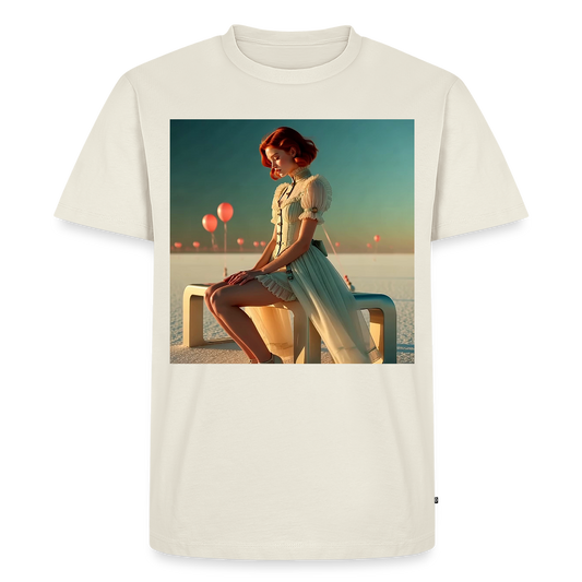 Leise Gedanken bei lauter Farben | Männer Premium T-Shirt - Naturweiß