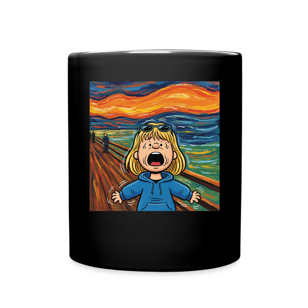 Der Schrei… manchmal bist du es selbst | Tasse - Schwarz