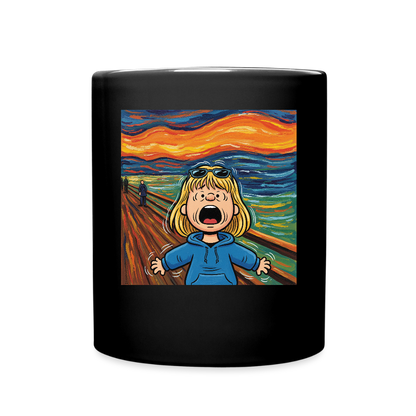 Der Schrei… manchmal bist du es selbst | Tasse - Schwarz