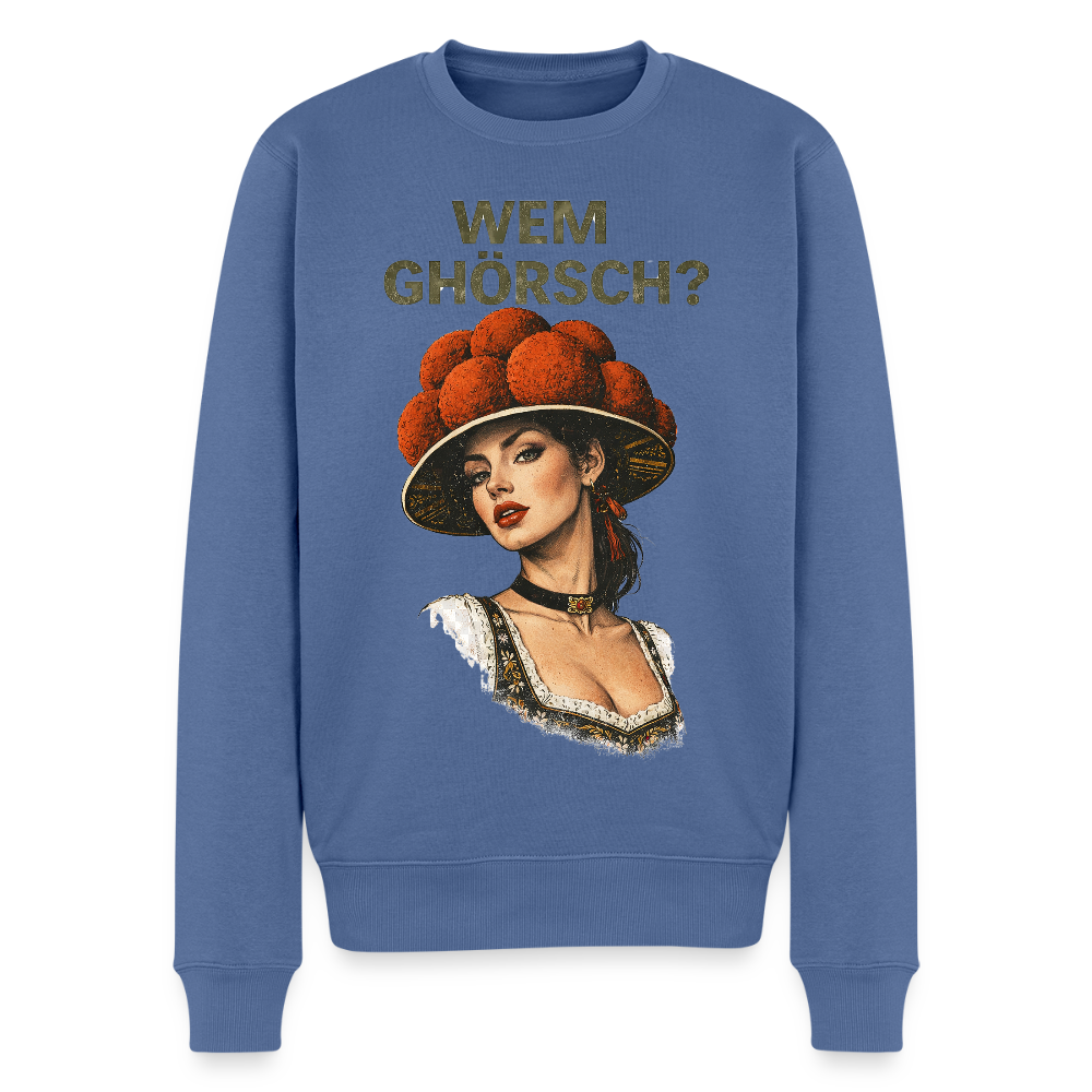 Wem ghörsch? – Schwarzwald Edition |  Männer Premium Pullover - Taubenblau