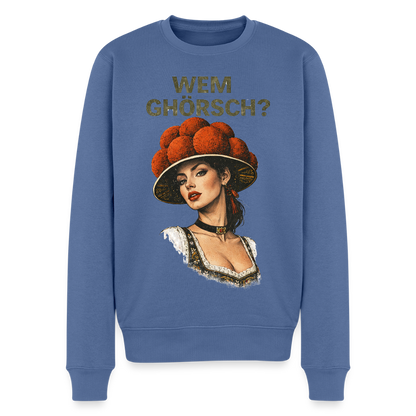 Wem ghörsch? – Schwarzwald Edition |  Männer Premium Pullover - Taubenblau