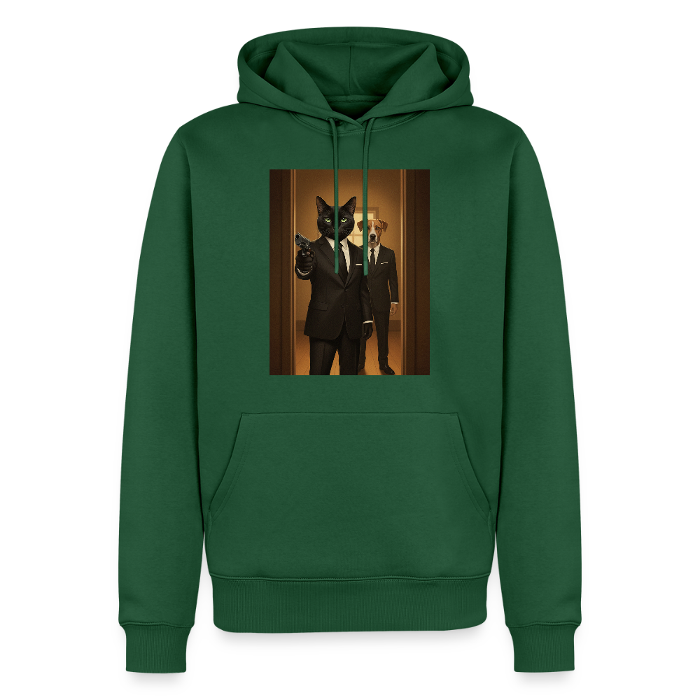 Krümel – Say Meow Again | Männer Premium Hoodie - Flaschengrün