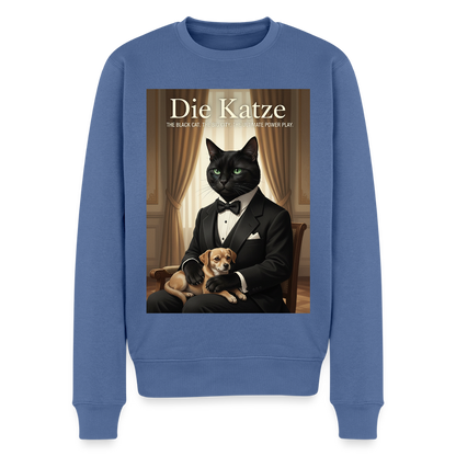 Die Katze – Krümel regelt das |  Männer Premium Pullover - Taubenblau
