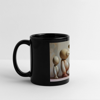So wachsen wir also | Tasse einfarbig - Schwarz